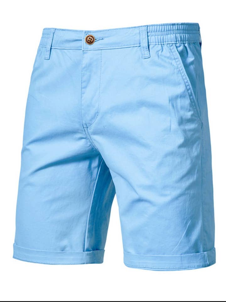 Heren shorts met elastische tailleband en zakken voor wholesale door Blak Wardrob