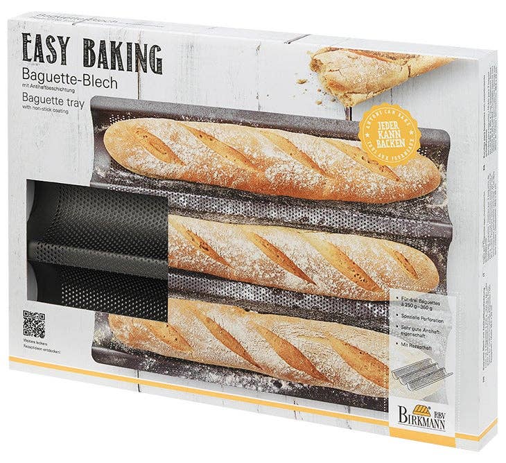 Grey Birkmann Easy Baking Baguette Tray for wholesale on Faire1