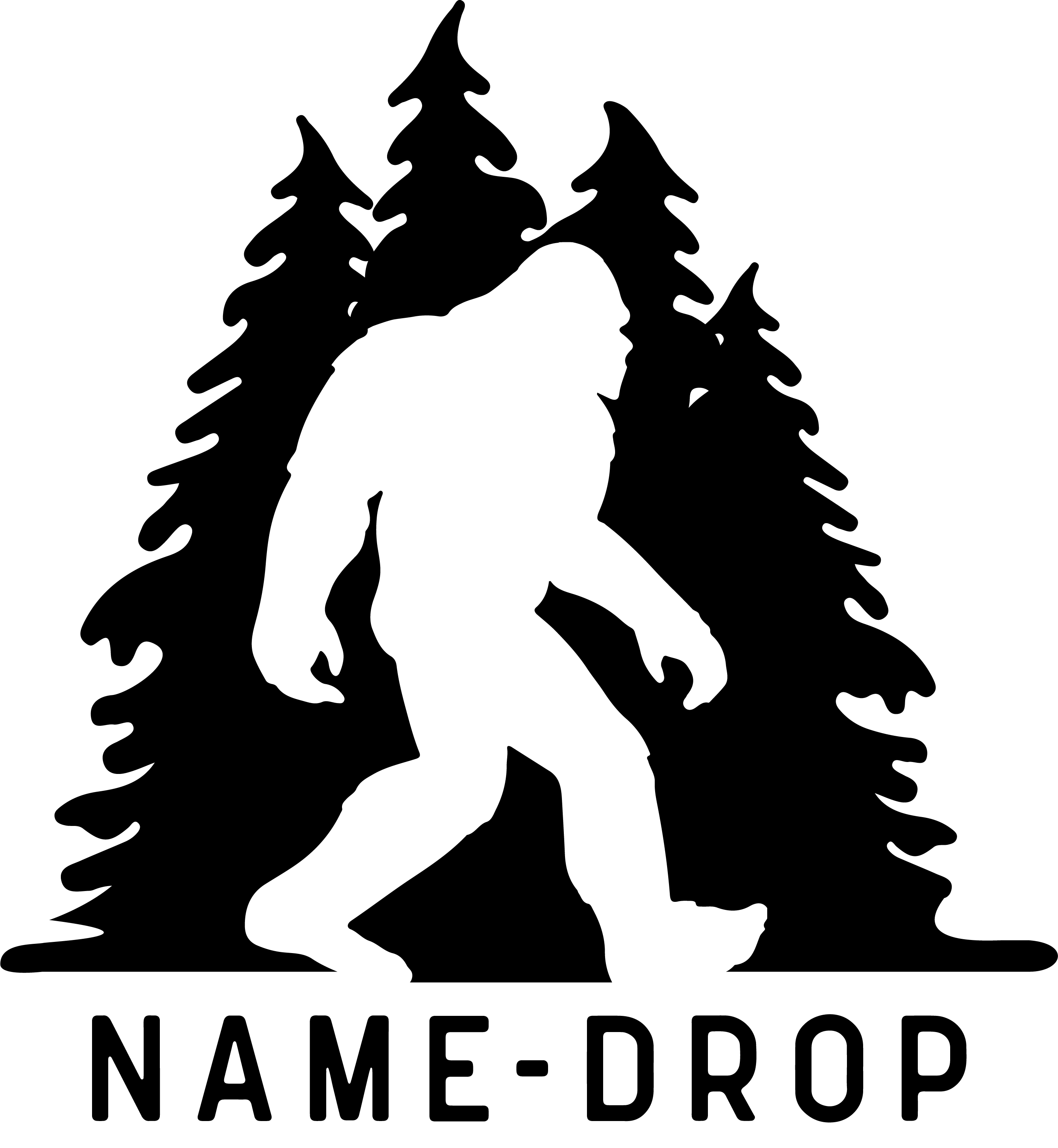 Direction Apparel - Vente Casquette de camionneur – unisexe - Casquette de camionneur Sasquatch dans les arbres8