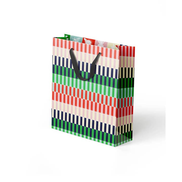 Stripe de Inverno Stripe Grande Saco Presente por atacado de Adelfi