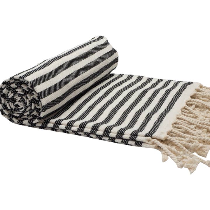 Portsea Beach Towel - Midnight for wholesale by CODU