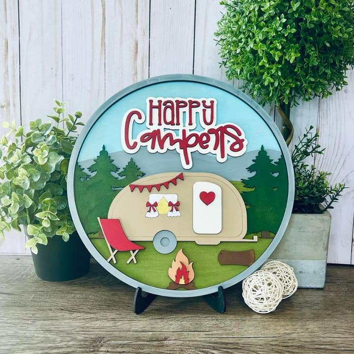 Denton Cove - Wholesale DIY Craft Kit - Happy Camper DIY Craft Kit2