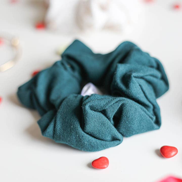 Created Mother - Wholesale Scrunchie - Womenβs - Deep Teal Scrunchies1