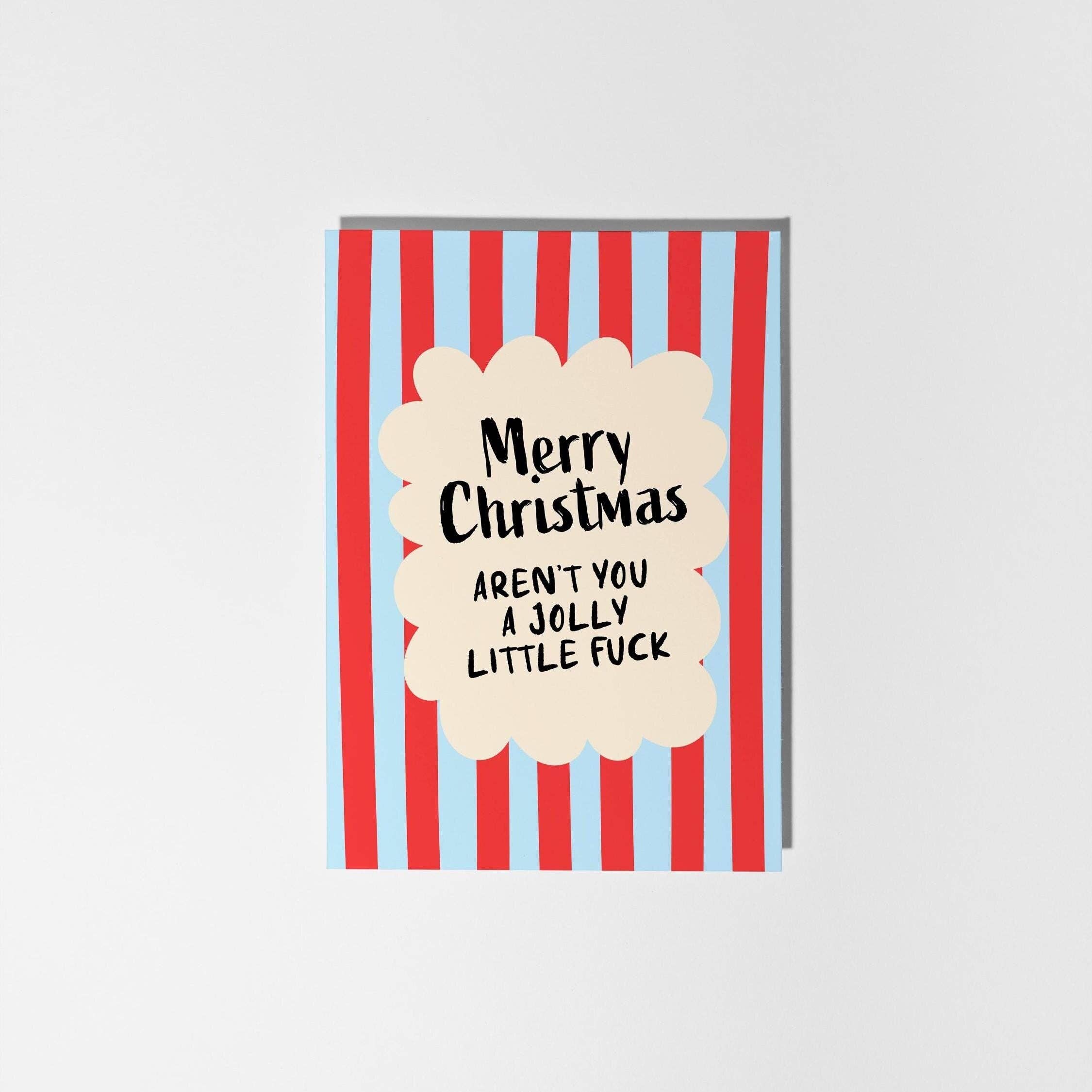 PulpKo – wholesale Julkort – Är du inte ett glatt litet fan julkort?2