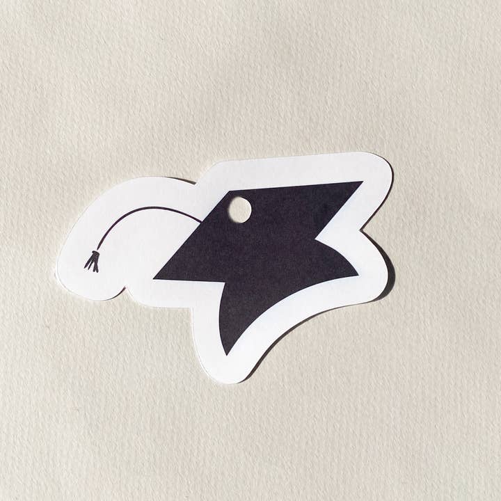 Graduation Cap cadeaulabel voor wholesale door Paper Boy Goods