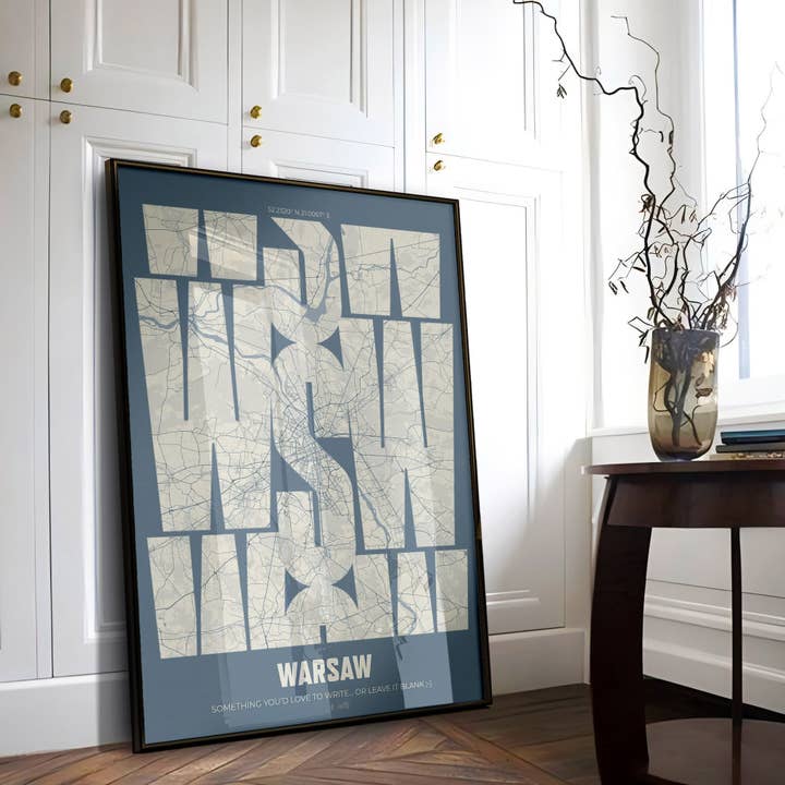 WSW LetraMap for wholesale by The Traveler Art