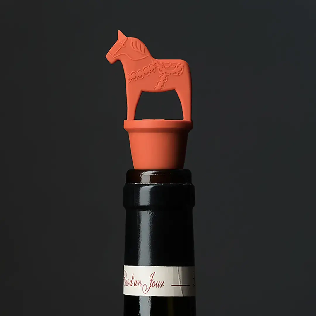 Pufz - Wholesale Wine Stopper - Wine Stopper Dala Horse3