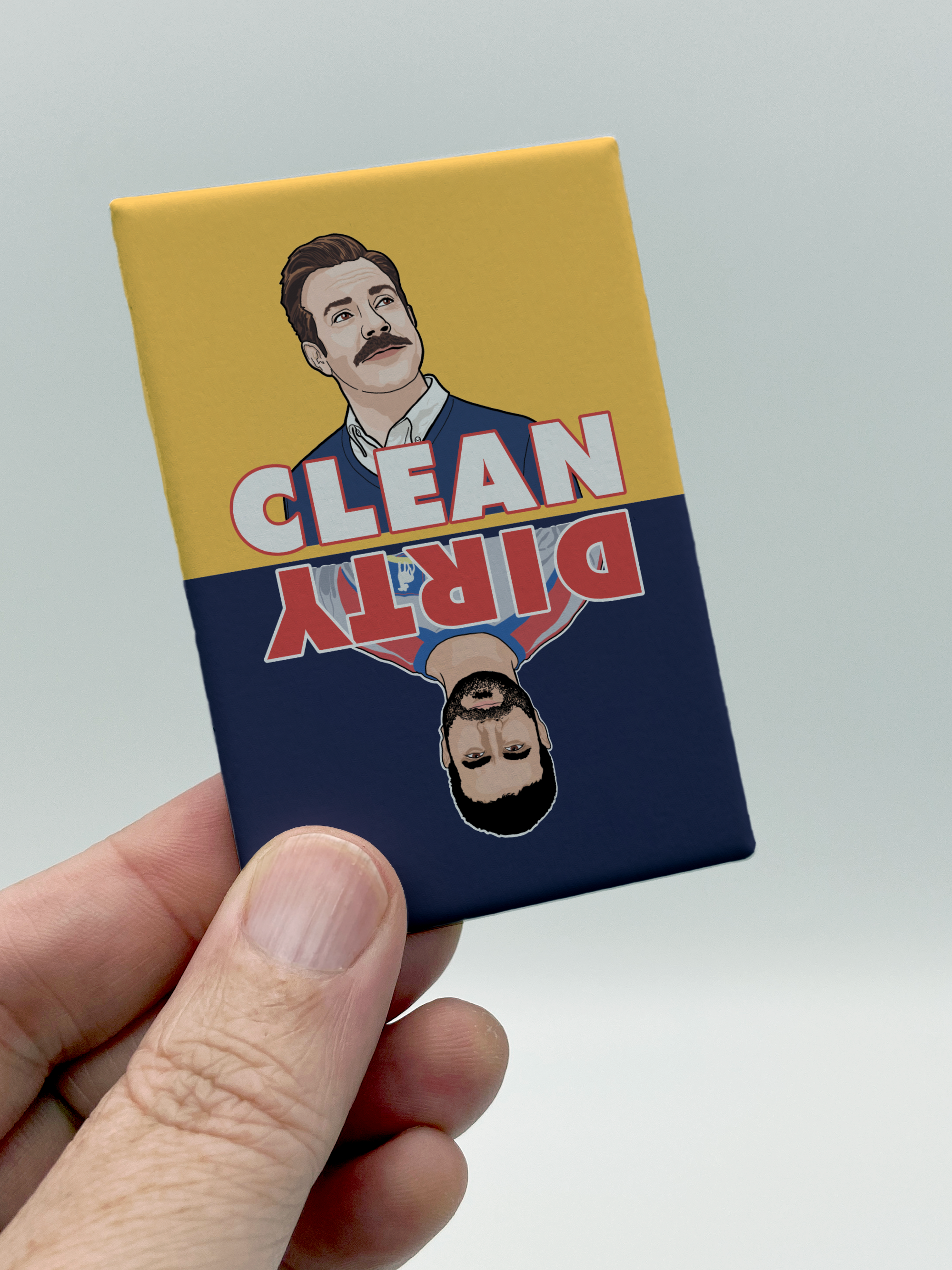 The Red Swan Shop - Wholesale Magnet - Dishwasher Magnet - Dirty/Clean - Ted Lasso0