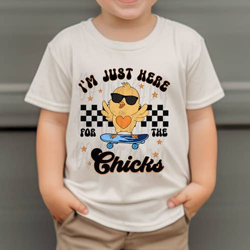 Sono qui solo per The Chicks DTF Heat Transfer per la vendita all'ingrosso da parte di Trendy Transfers
