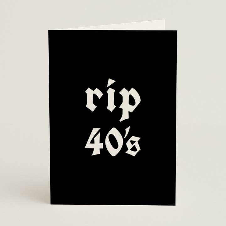 Rasgar la tarjeta de los 40. para venta al por mayor de Laura Frances Heitzman