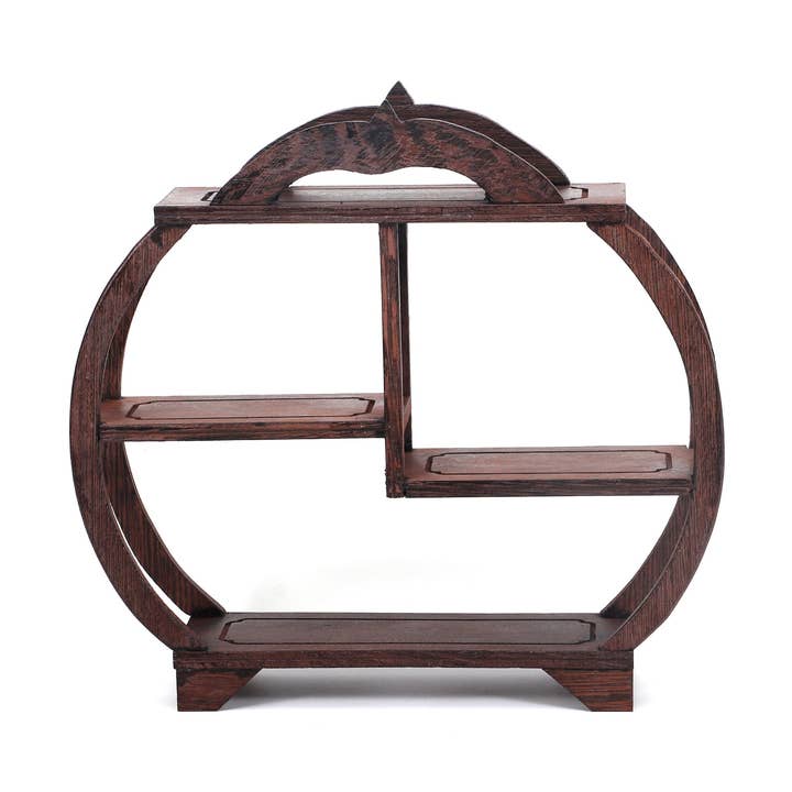 Étagère d'exposition pour service à thé asiatique classique de 12" L (1/5) pour la vente par Urban Tokyo