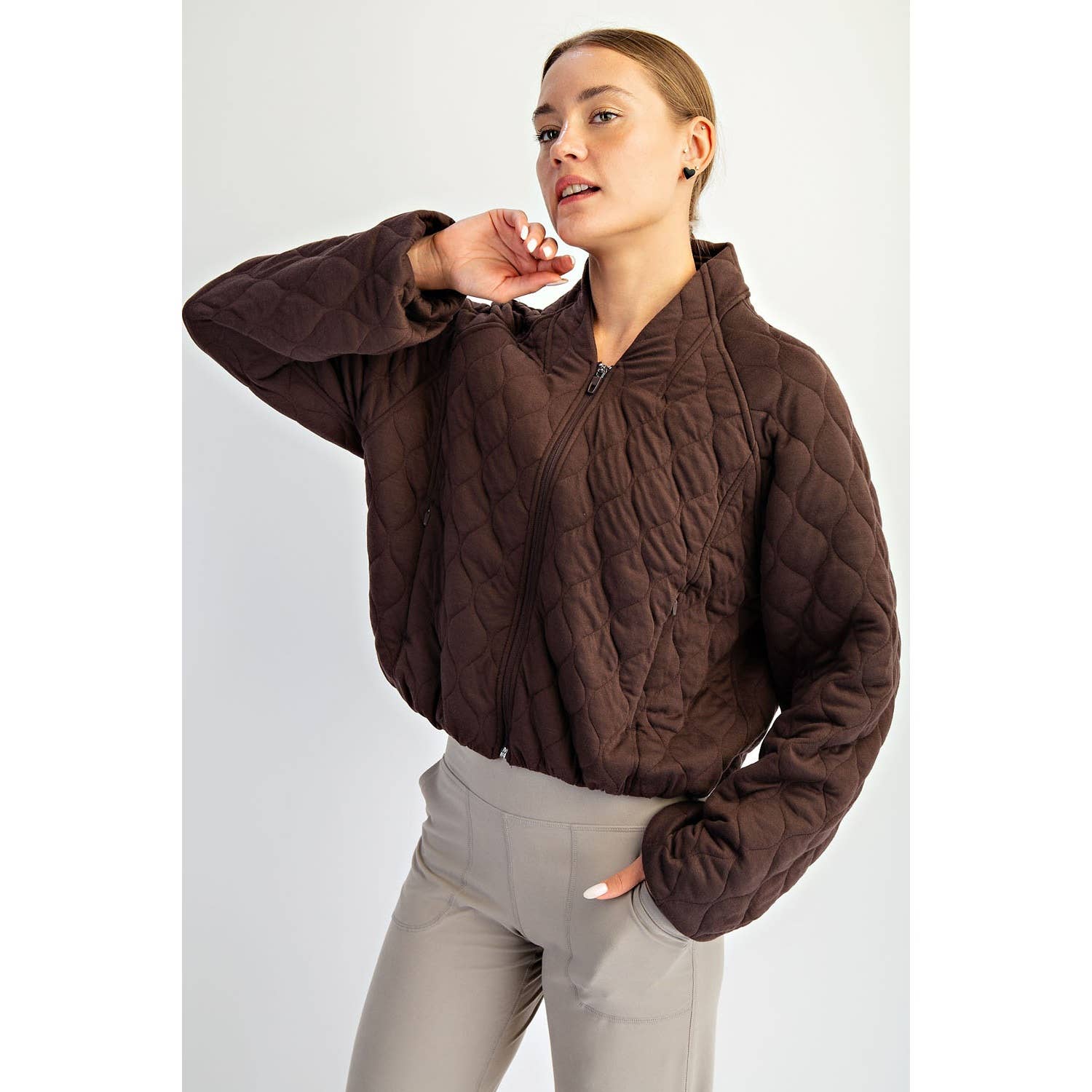 Rae Mode - Vente Veste de sport – femme - BLOUSON BOMBER MATELASSÉ0