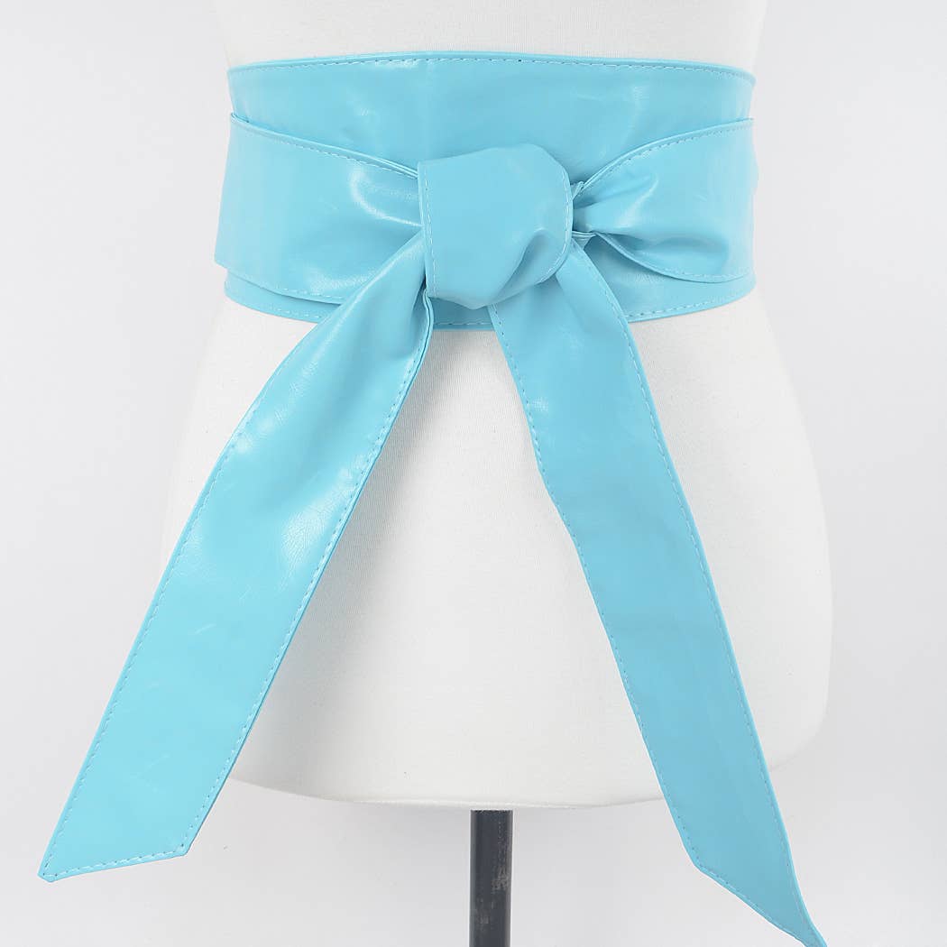 3AM BY H&D ACCESSORIES - Wholesale Belt - Women's - Faux Leather Tie Up Belt.7