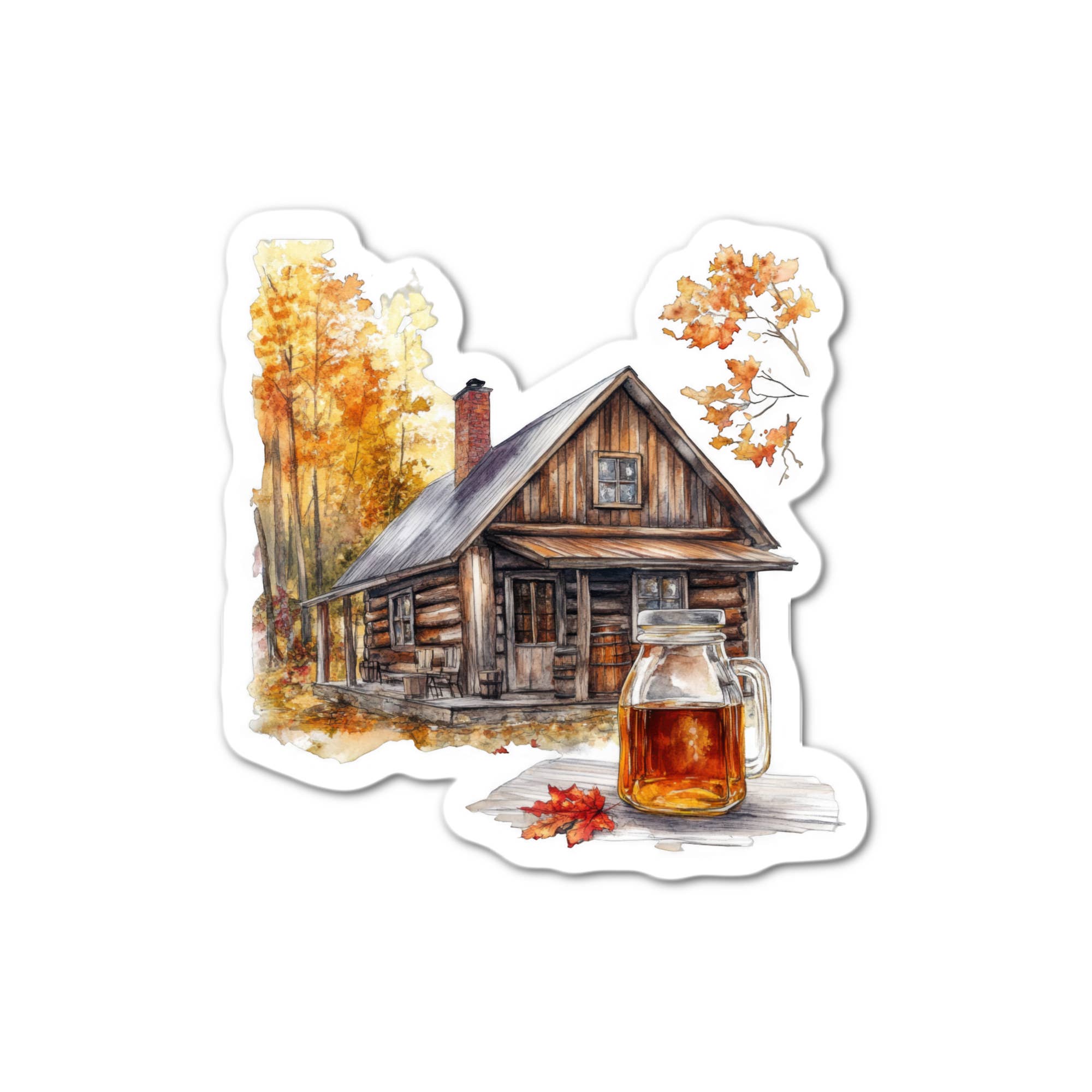 Stick-It Expressions – wholesale Telefon- och laptopklistermärken – Timmerstuga klistermärke