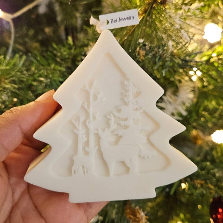 Reindeer Fir Candle for wholesale by bel-jewelry