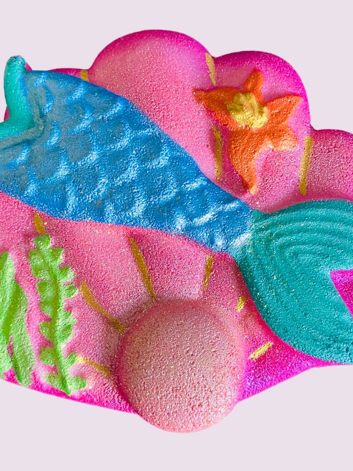 Riesenmuschel-Badebombe für den Großhandel von Flaming desserts