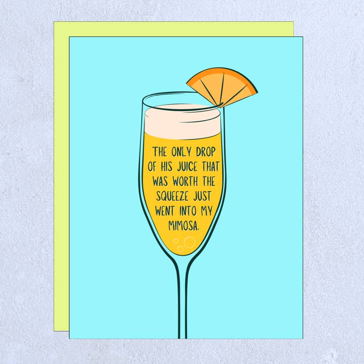 MIMOSA - breakup card divorce card funny friendship birthday for wholesale by Hero Of The Story