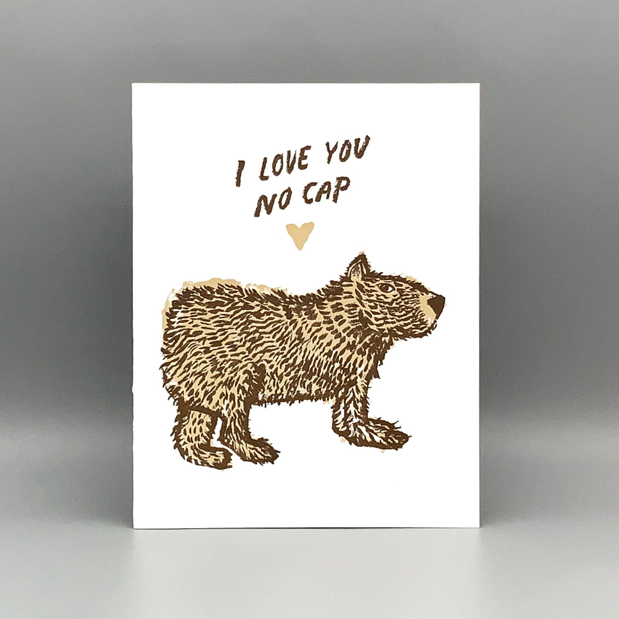 Westland Press - Wholesale Love Card - Cabybara Love