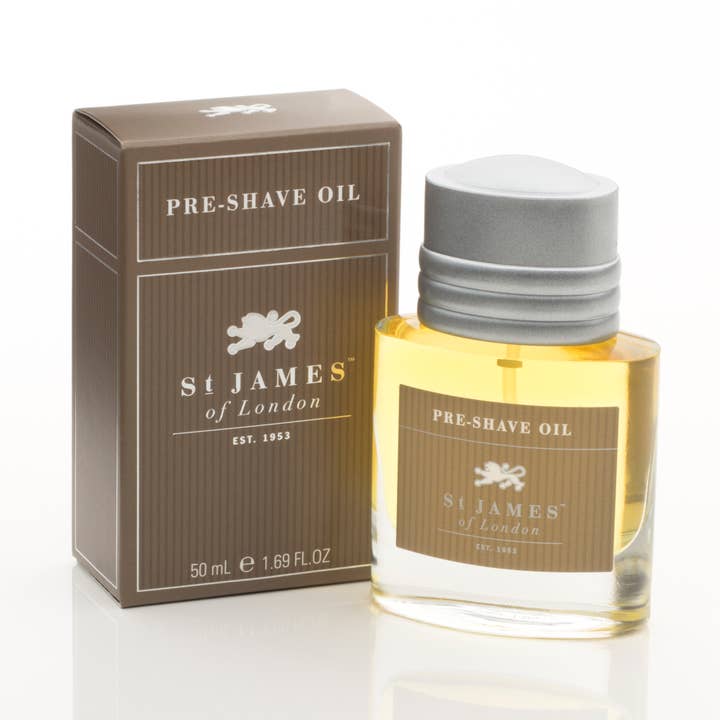 Huile de pré-rasage 50 ml pour la vente par St James of London