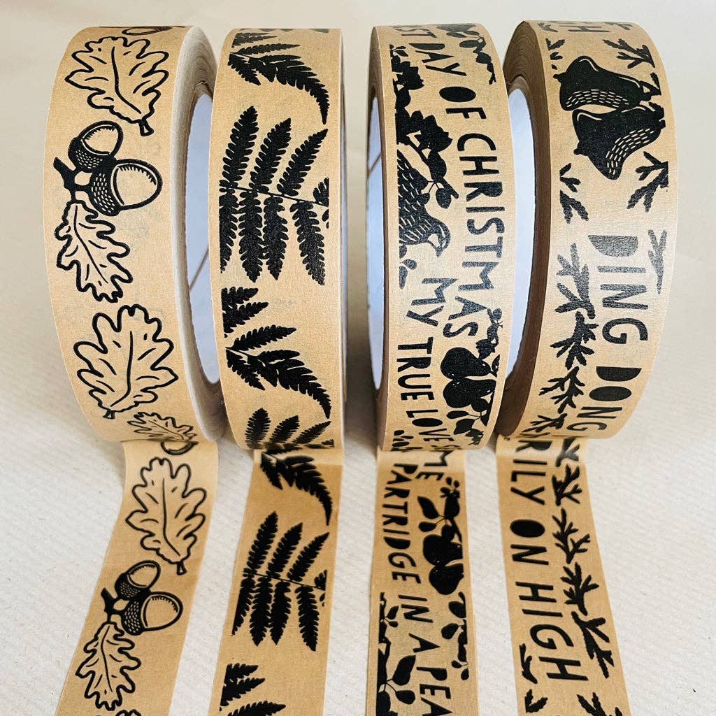 A Blackbird Sang - Vendita all'ingrosso Nastri adesivi - Nastro in carta Kraft - Felci boschive13