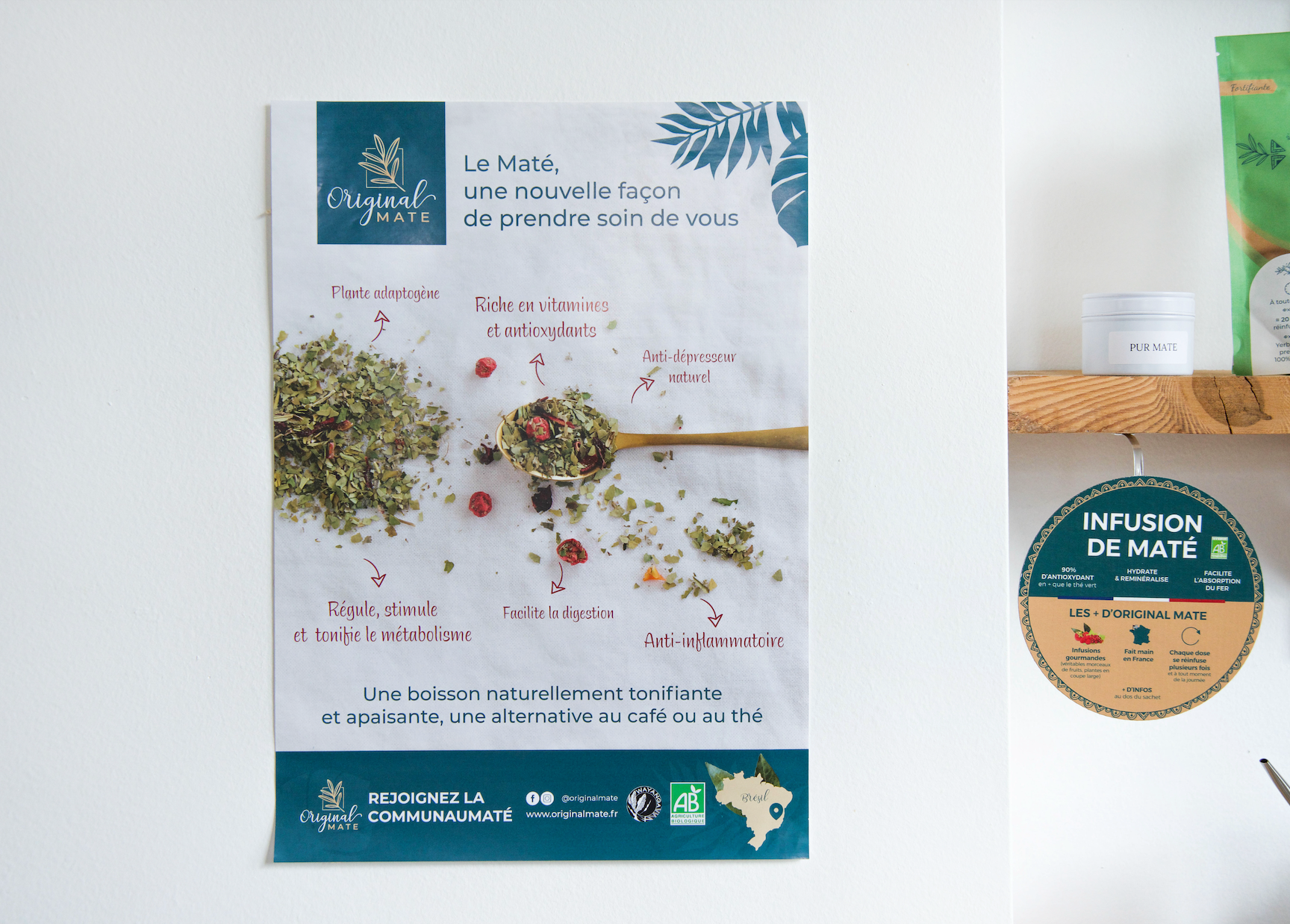 ORIGINAL MATE - Vente Thés santé/détox - Pack implantation Prêt à vendre complet1