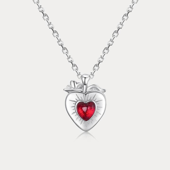 Collar de Corazón de Fresa para venta al por mayor de Verdivine