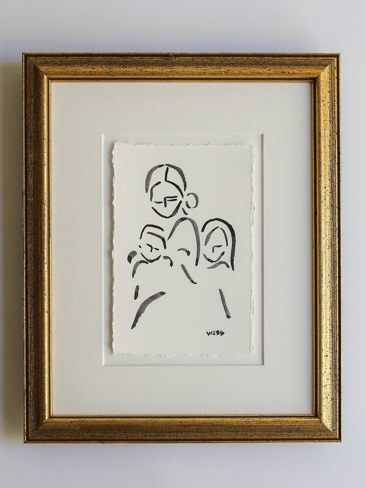 Hold You Print No. 10 for wholesale by Rebekah Webb Studio