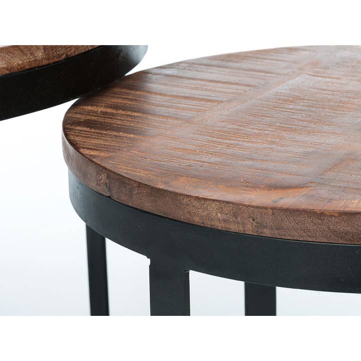 Voglrieder - Wholesale Coffee Table - Coffee table set of 2 side tables living room table round Aust63