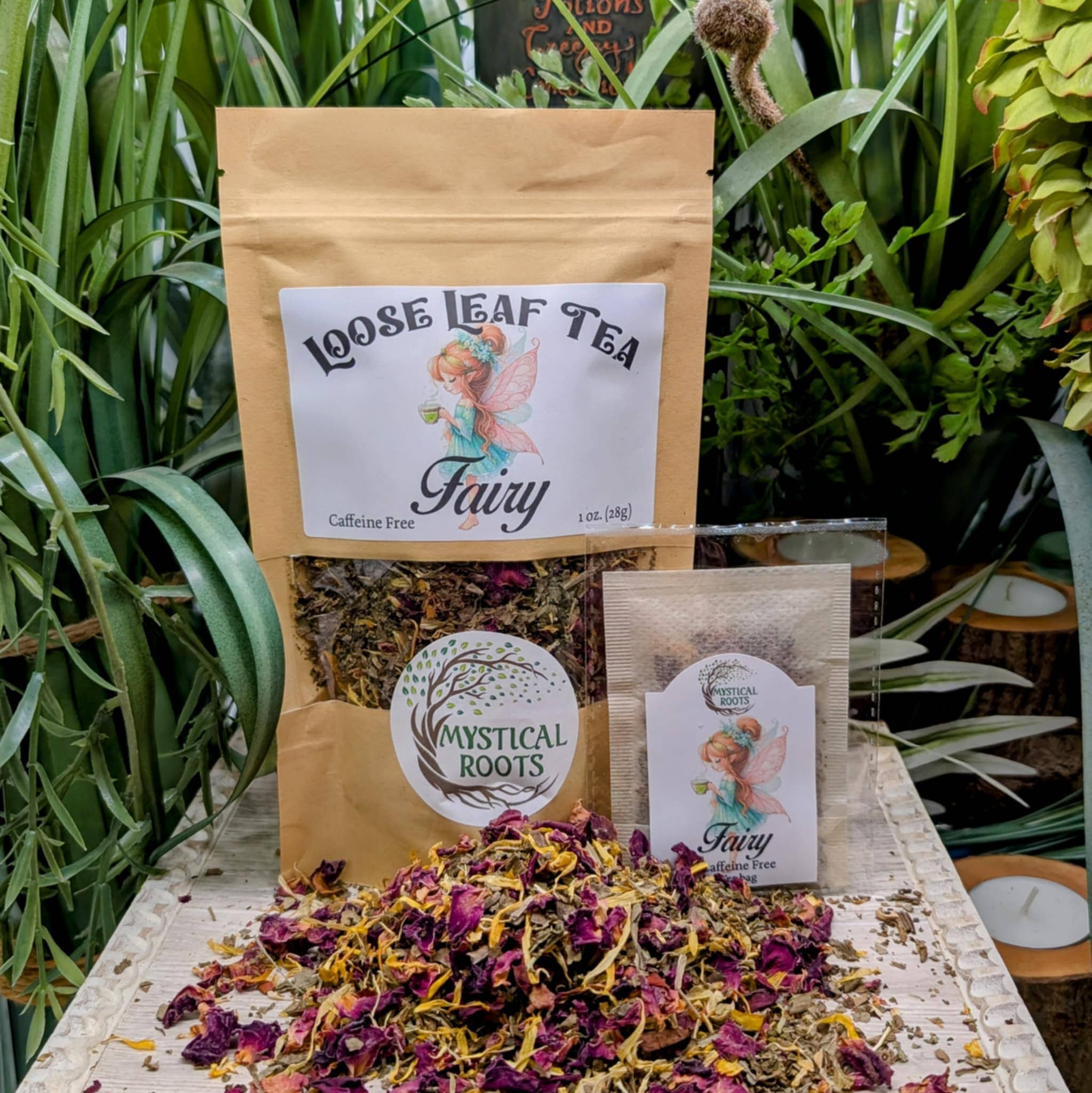 Mystical Roots – wholesale Loose tea – Fairy – Herbal Tea for Joy & Inspiration - Loose2