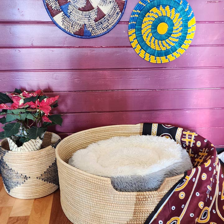 Mysky pets and decor by idacbc llc - Wholesale Pet Bed - Cat/Dog - Simba Handwoven Round Dog/Cat/Pet Bed Basket.4