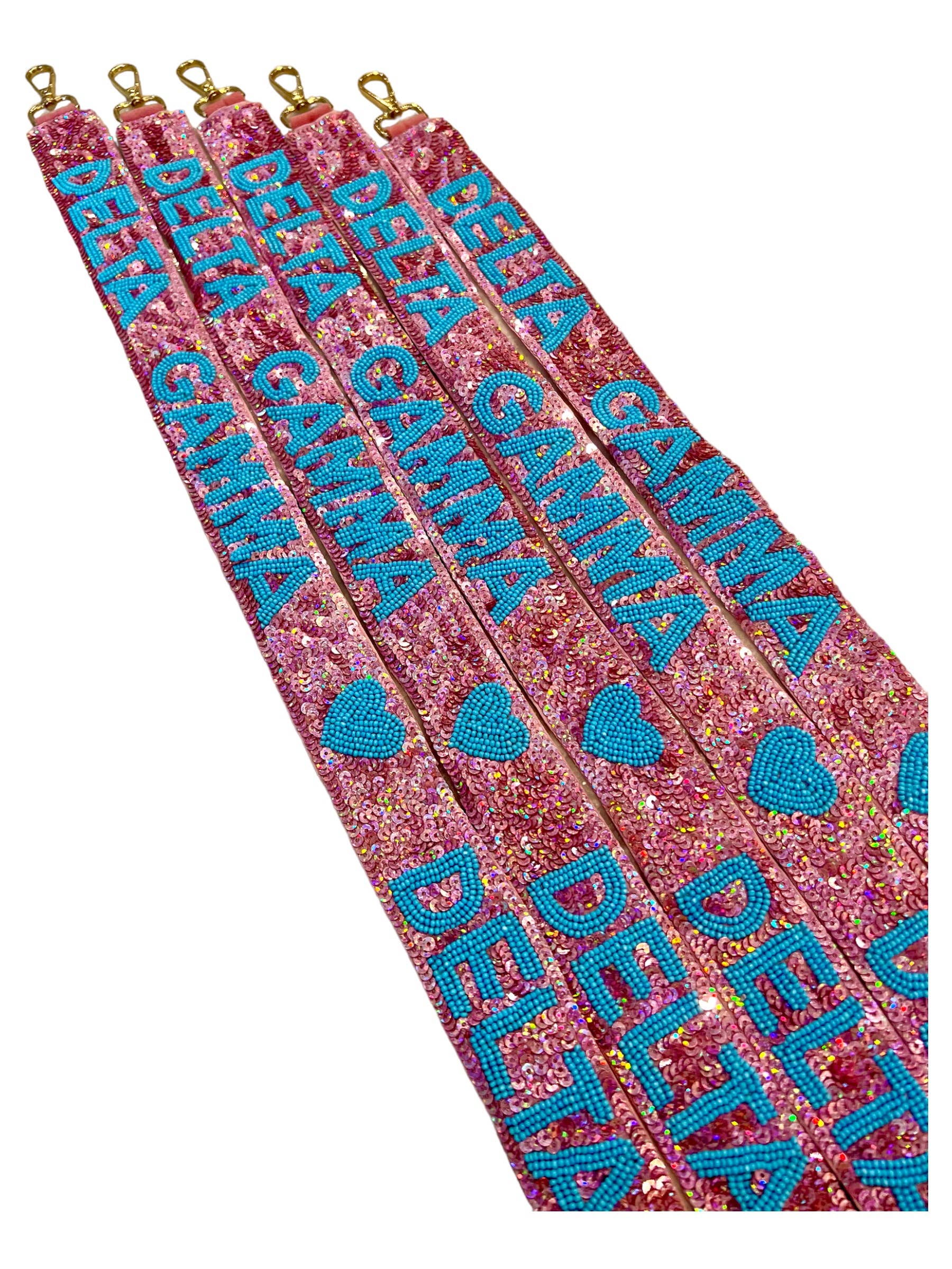 Curated Threads Greek - Venta al por mayor Accesorio para bolsos/monederos - Mujer - Correas de lentejuelas para monedero Sorority19