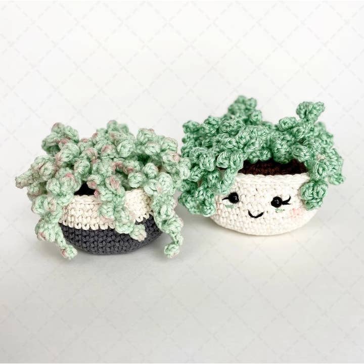Crochet Plant Car Dashboard Decor, Amigurumi Desk Decor for wholesale by TOMOPOD LLC