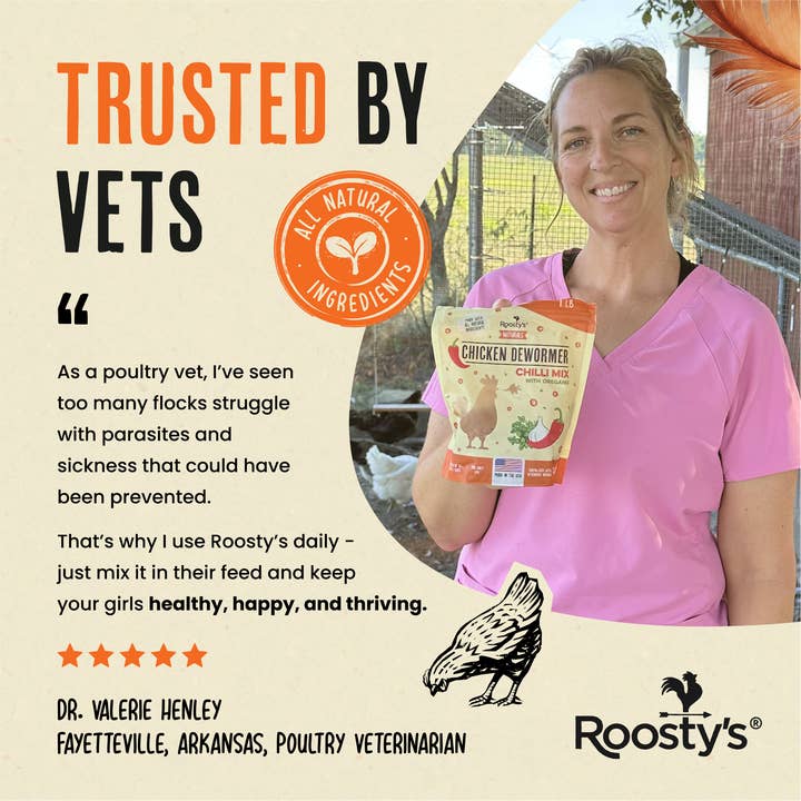 Roosty's - Wholesale Pet Supplement - Not Cat/Dog - Daily Deworm + Gut Support4