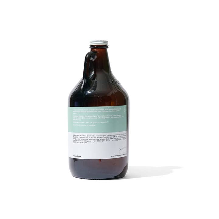 Landia Skincare, LLC – Großhandel Bade-/Körperöl – Clean Ocean Körper-/Massageöl-Glasflasche, Metalldeckel5