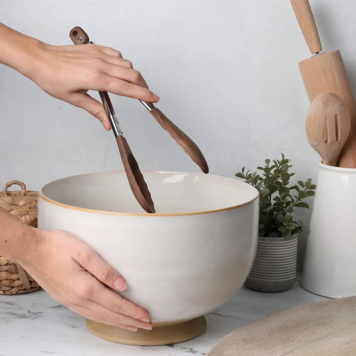 Salt & York - Vendita all'ingrosso Pinze da cucina - Pinze in noce e acciaio inossidabile4