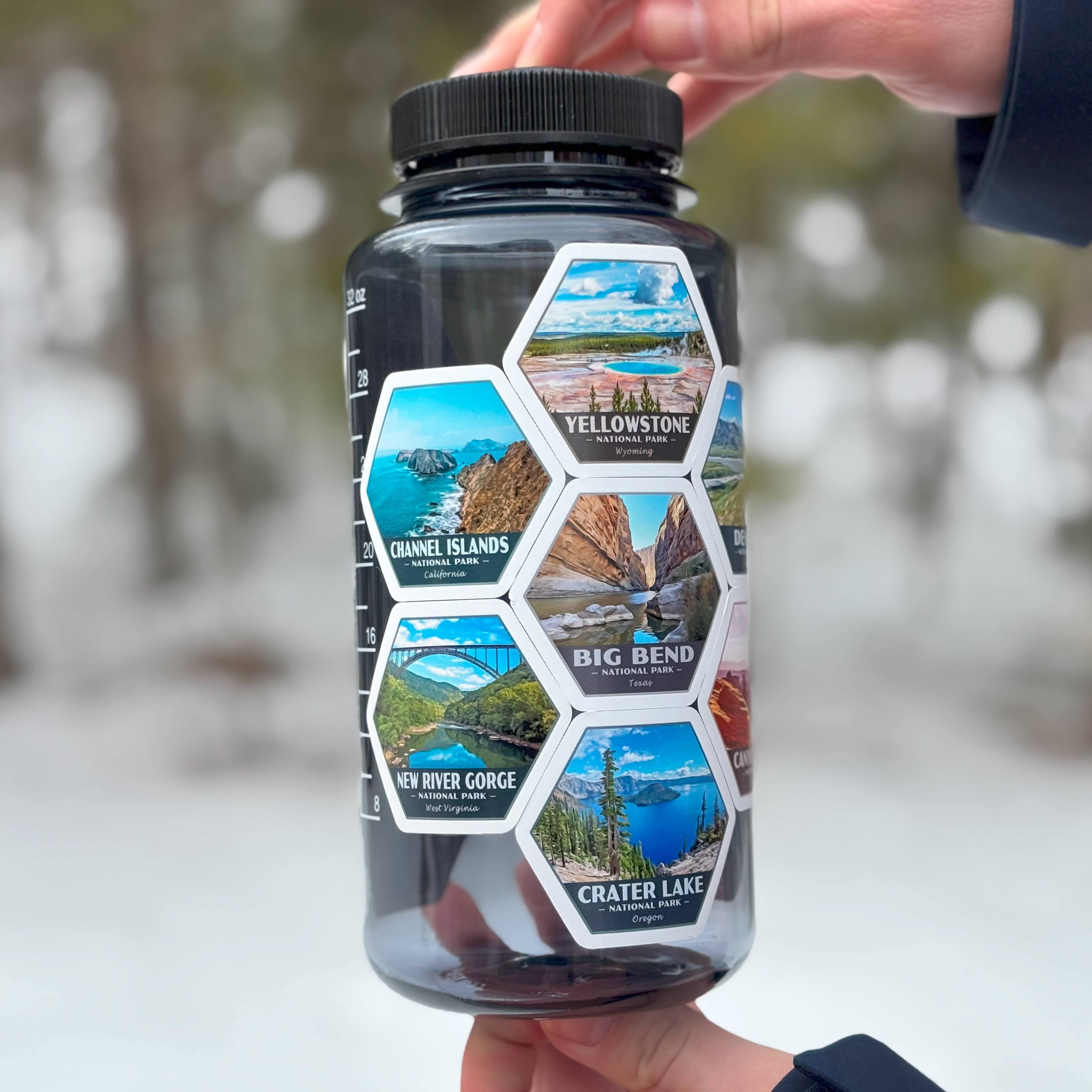 Just Go Travel Studios - Wholesale Sticker - Acadia National Park Sticker (Champlain) - Hex4