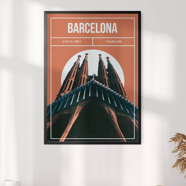 Barcelona Giclée Print | MMart for wholesale by Sera/Lina