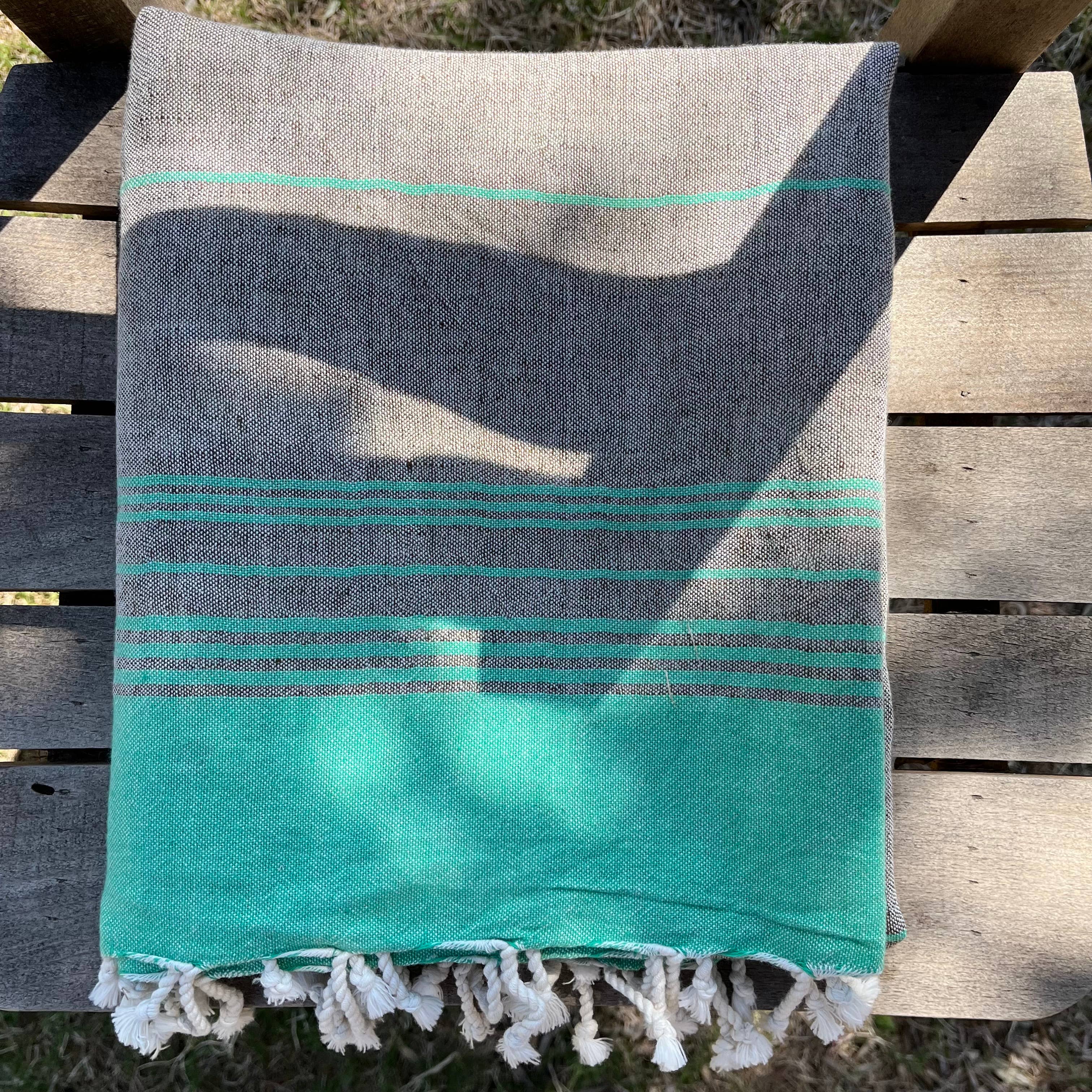 loom.ist – Großhandel Badetuch – Karya Leinen Strandtuch / Türkisches Handtuch23