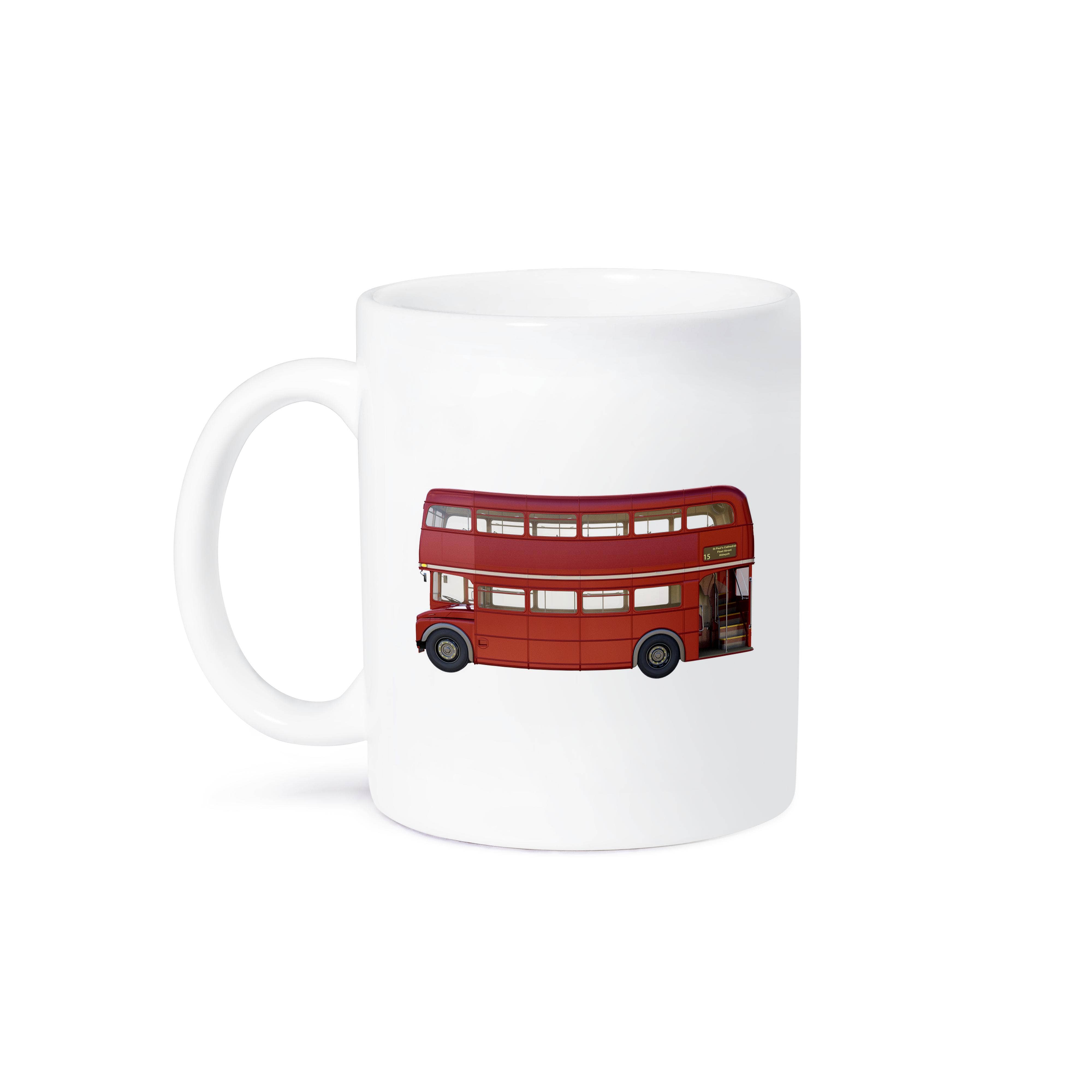 3dRose – Großhandel Kaffeebecher – 3dRose, London Doppeldeckerbus von der Seite, Tasse8