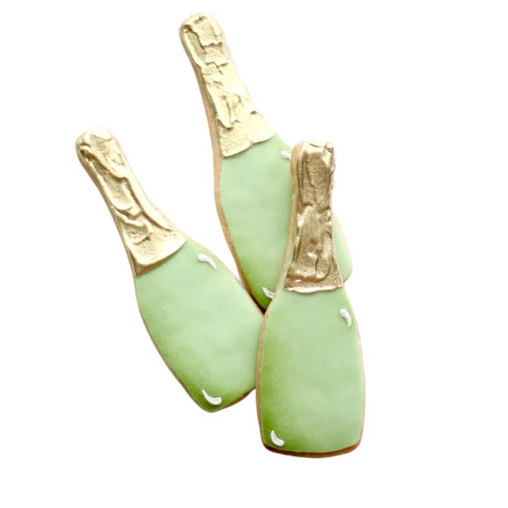 Sweet Sanctions LLC - Wholesale Cookie - Champagne Bottle Cookies