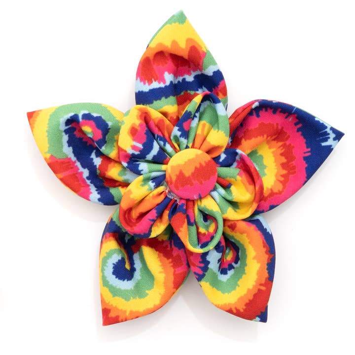 The Worthy Dog – Großhandel Haustierhalsband – Hund – Kaleidoskop-Blume