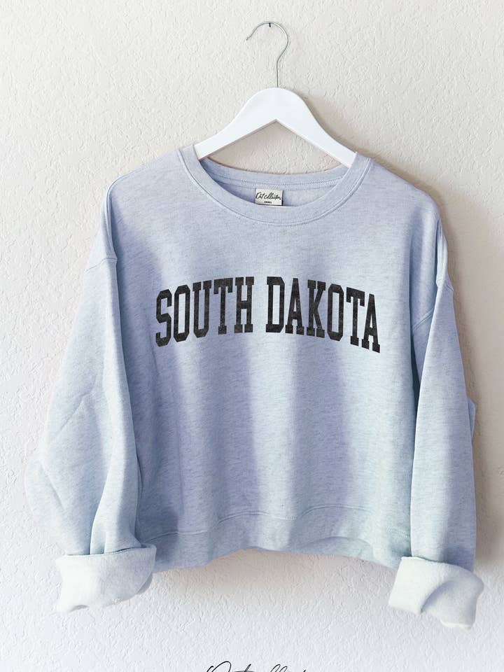 Felpa Grafica Mid SOUTH DAKOTA per la vendita all'ingrosso da parte di OAT COLLECTIVE