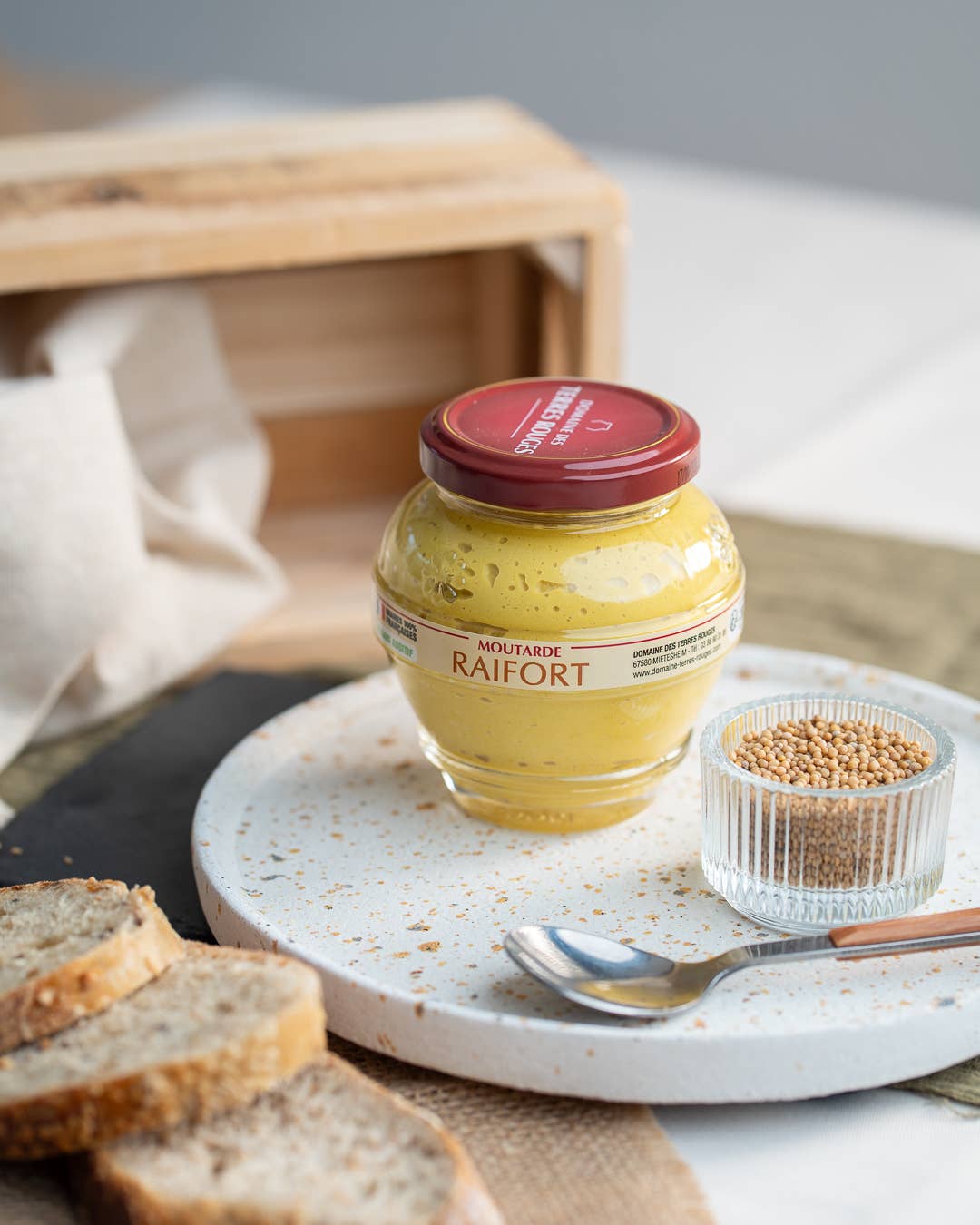DOMAINE DES TERRES ROUGES - Wholesale Mustard - Horseradish Mustard French Seeds No Additives 55 g1