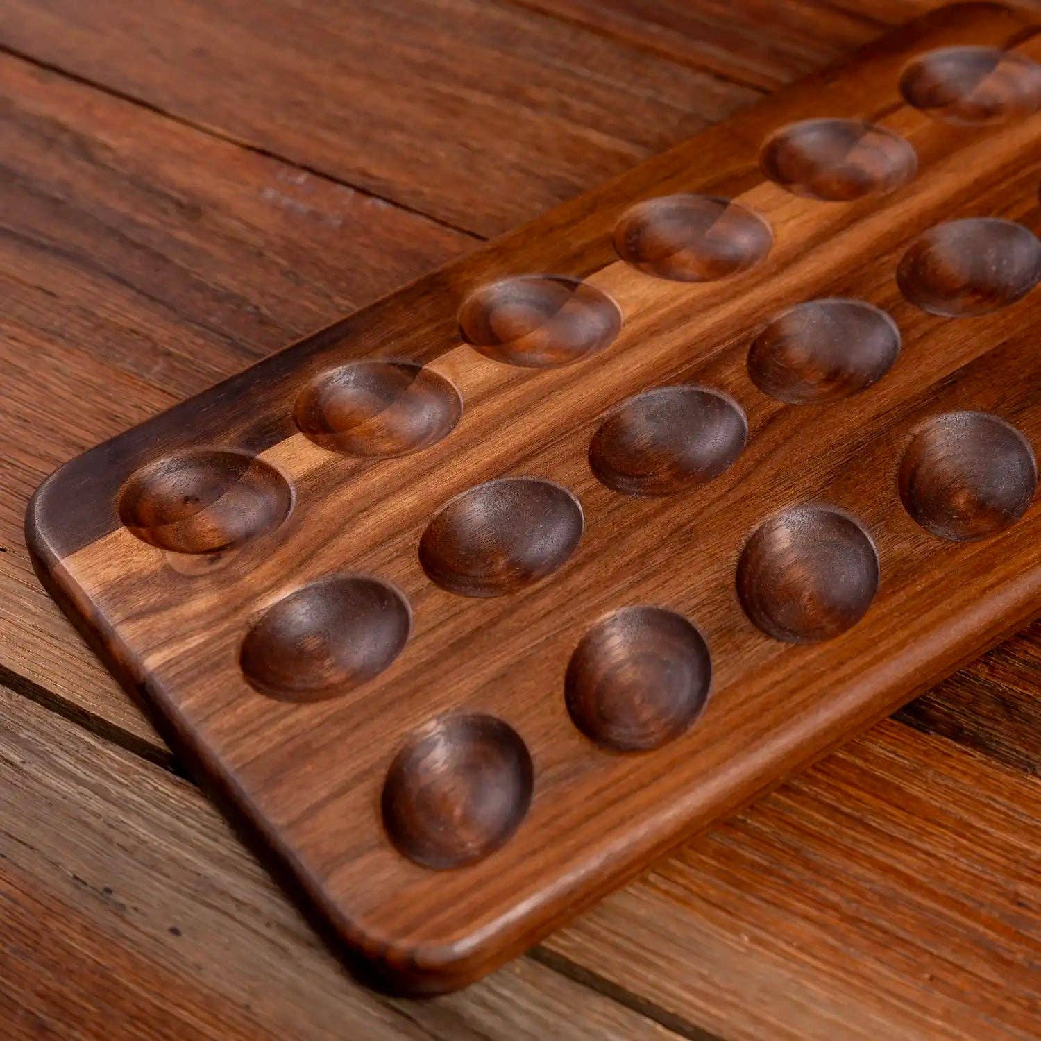 Laurel Mercantile - Wholesale Egg Cup/Holder - Walnut Deviled Egg Tray | 18 egg2