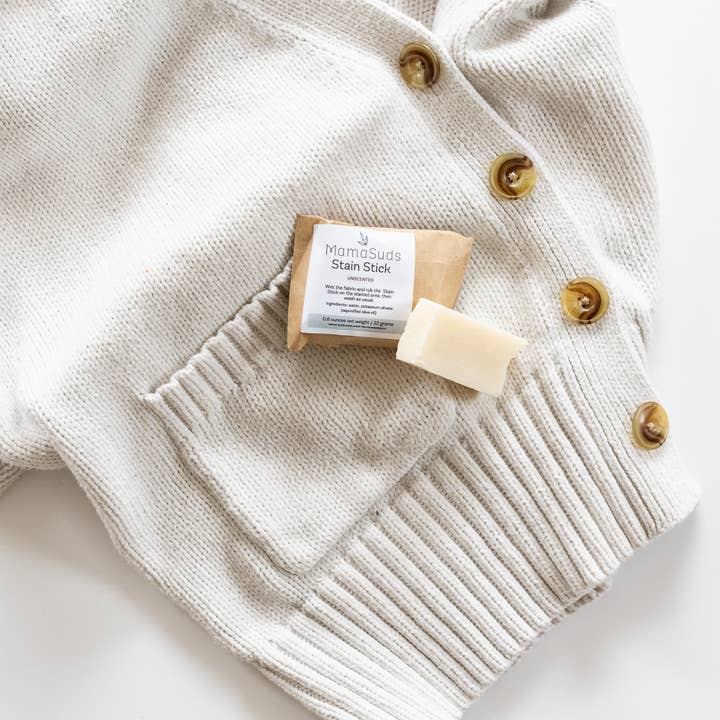 MamaSuds | Non-toxic Household Cleaners + Real Soap - Wholesale Stain Remover - Laundry Stain Stick