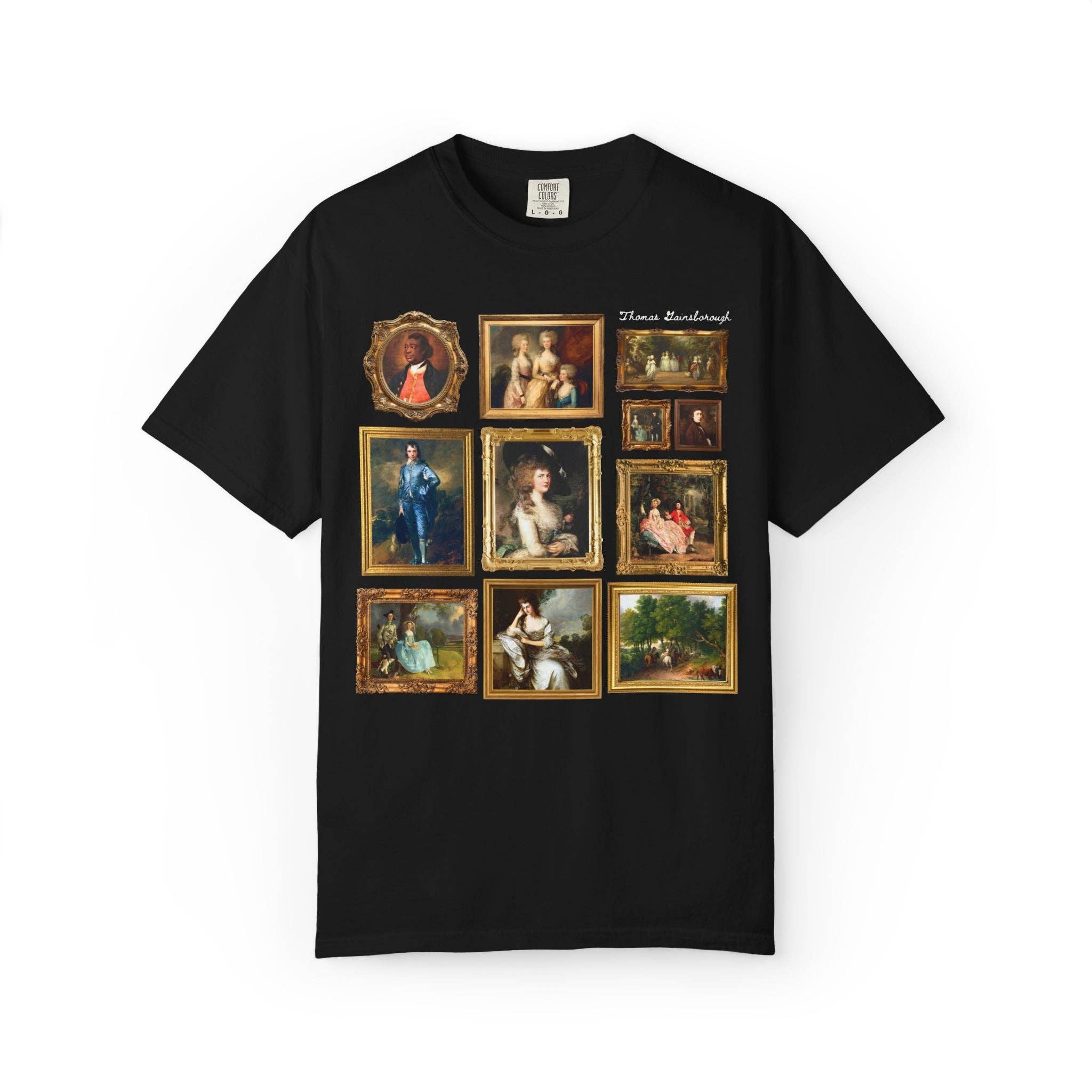 Opal and June - Wholesale T-Shirt (Graphic) - Unisex - Thomas Gainsborough Art History T-Shirt0