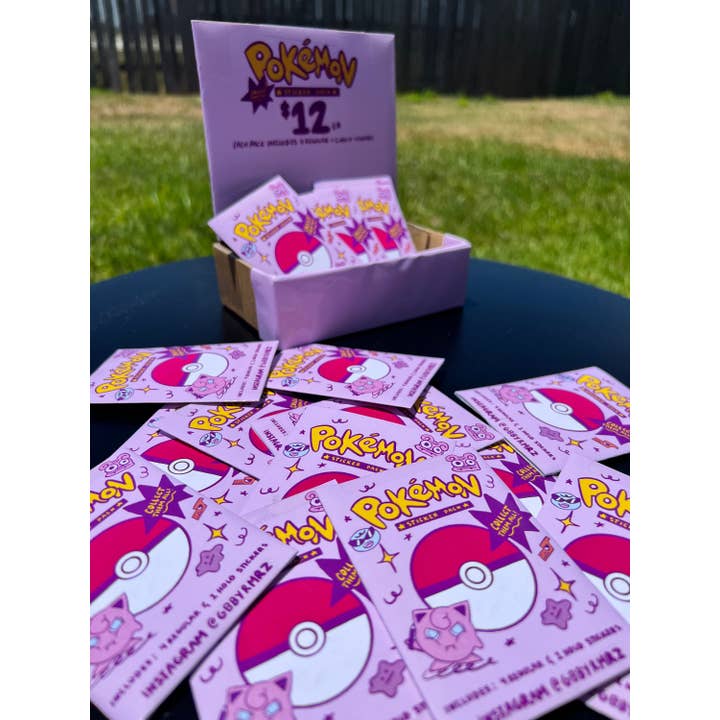 Art of Gabby Ramirez - Wholesale Sticker - Pokemon Sticker Packs