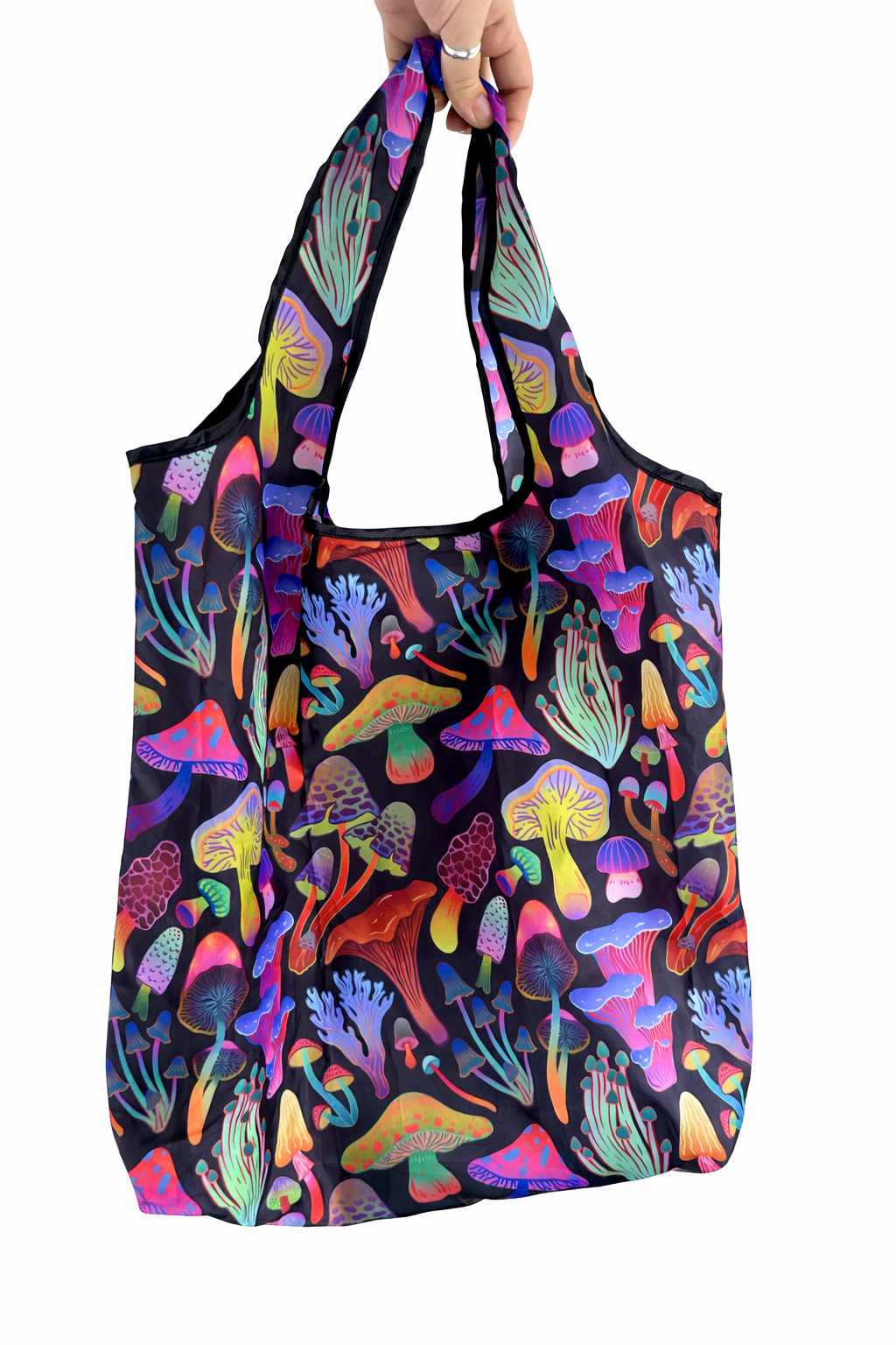 liadelyonart - Wholesale Grocery/Shopping Bag - Funky Mushroom Reusable Tote Bag3