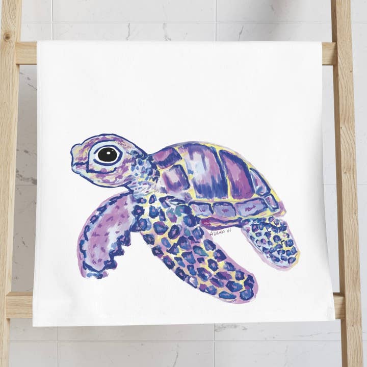 Serviette à main "Tilley" (Poly/Coton) pour la vente par Blue Cava