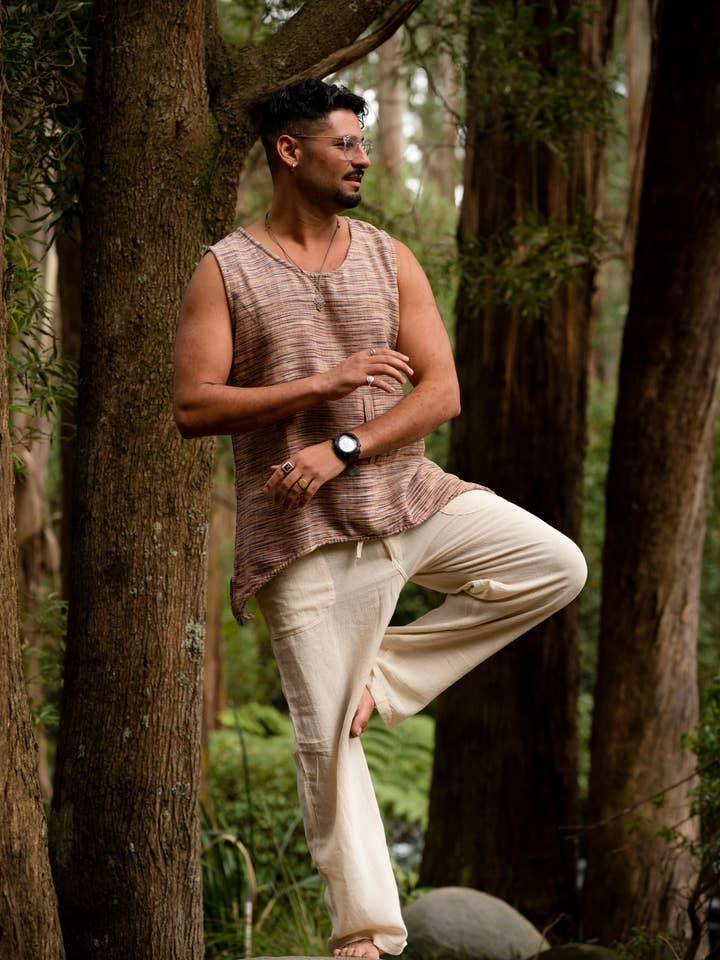 Arya Clothing - Wholesale Pants – Men's - Marial Pants for Men - Cream13